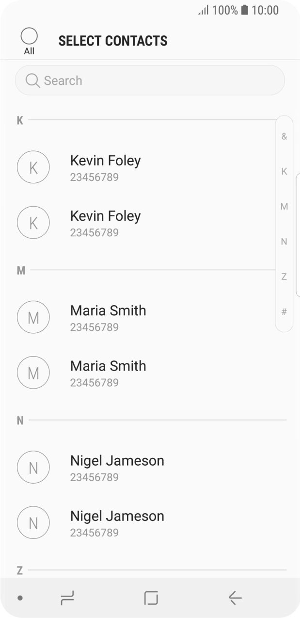 Press the field above Press the field above