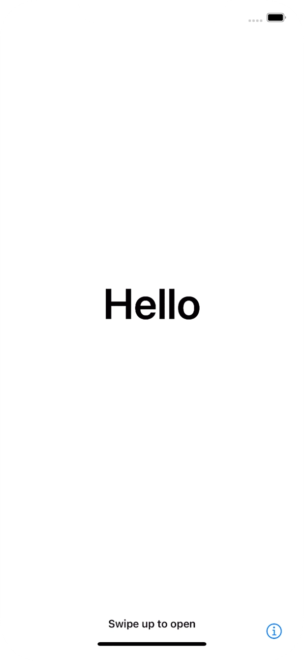 Slide your finger upwards starting from the bottom of the screen. Slide your finger upwards starting from the bottom of the screen.