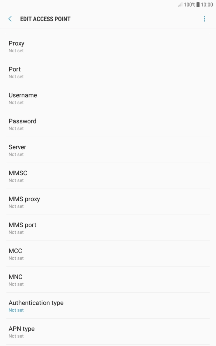 Press Authentication type. Press Authentication type.