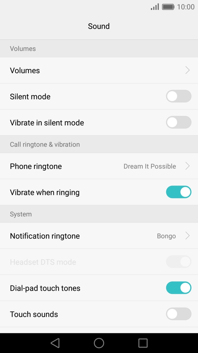 Press Phone ringtone.