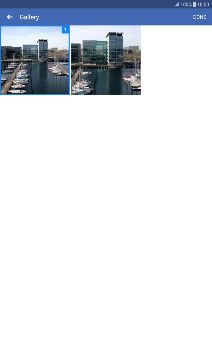 Press DONE. Press DONE.