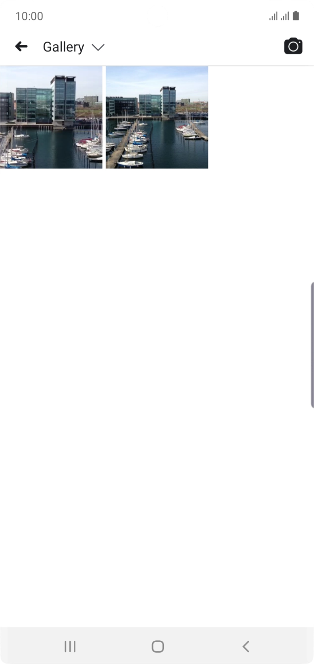 Press the required picture or video clip.