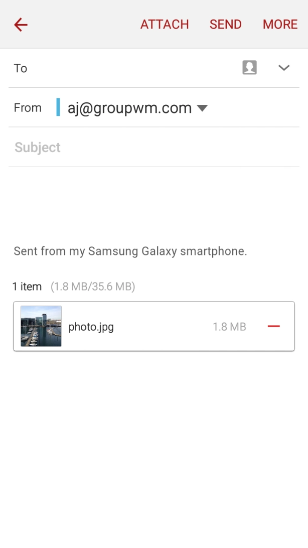 Press To and key in the first letters of the recipient's name.