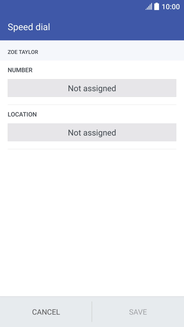 Press the field below 