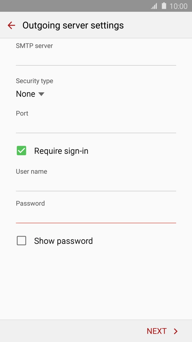 Press NEXT. Press NEXT.