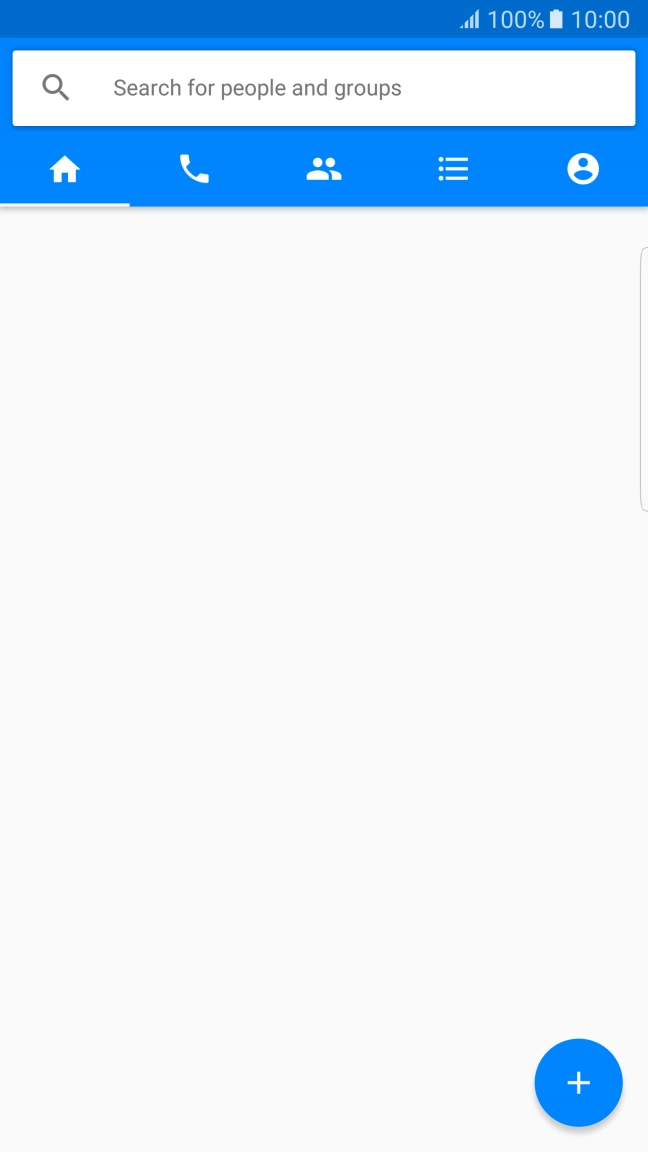 Press the new action icon.