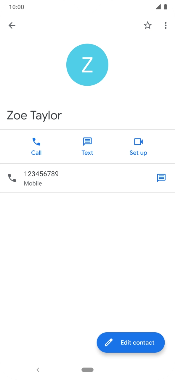 Press the Home key to return to the home screen.