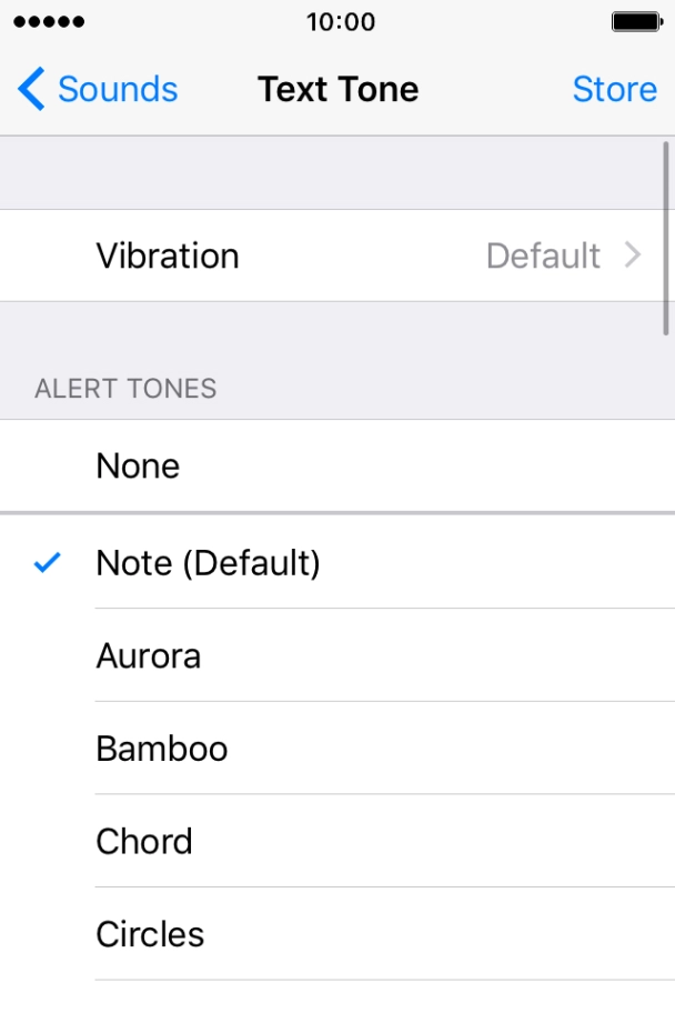 Press the required message tones to hear them.