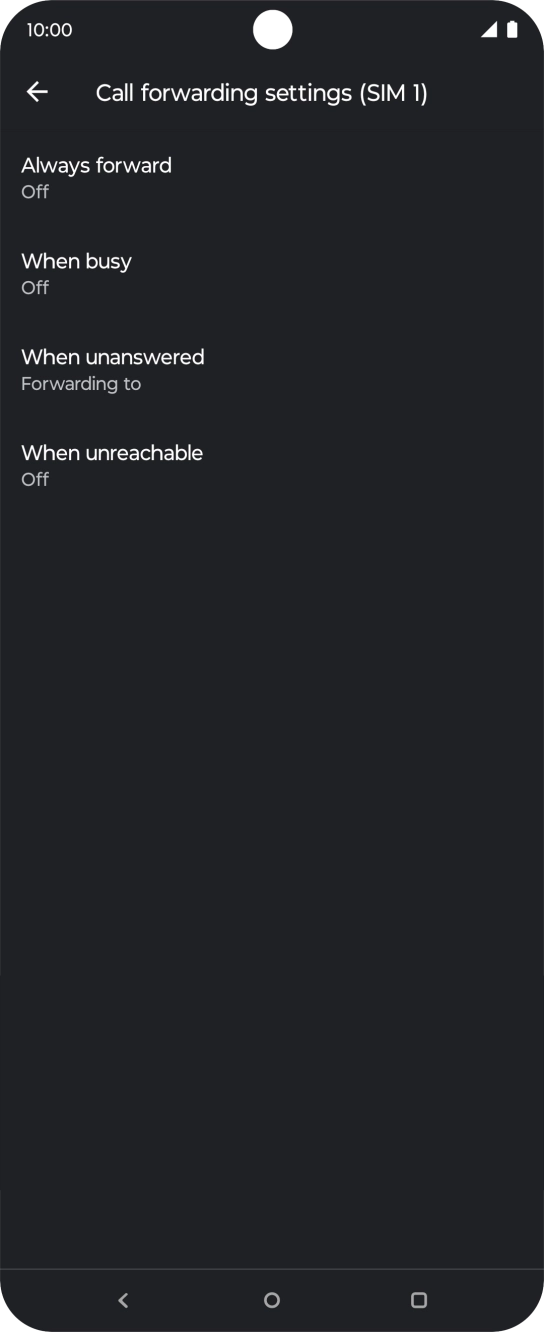 Press the Home key to return to the home screen.