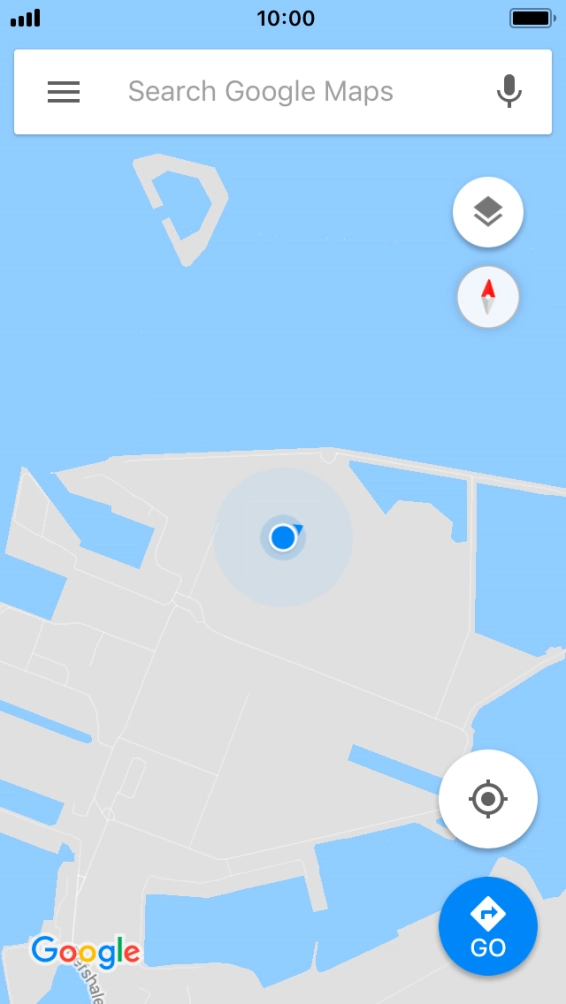 Press the search field and key in the required search word.