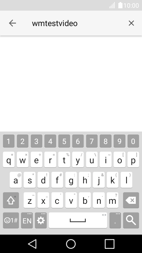 Key in the required search word and press the search icon.