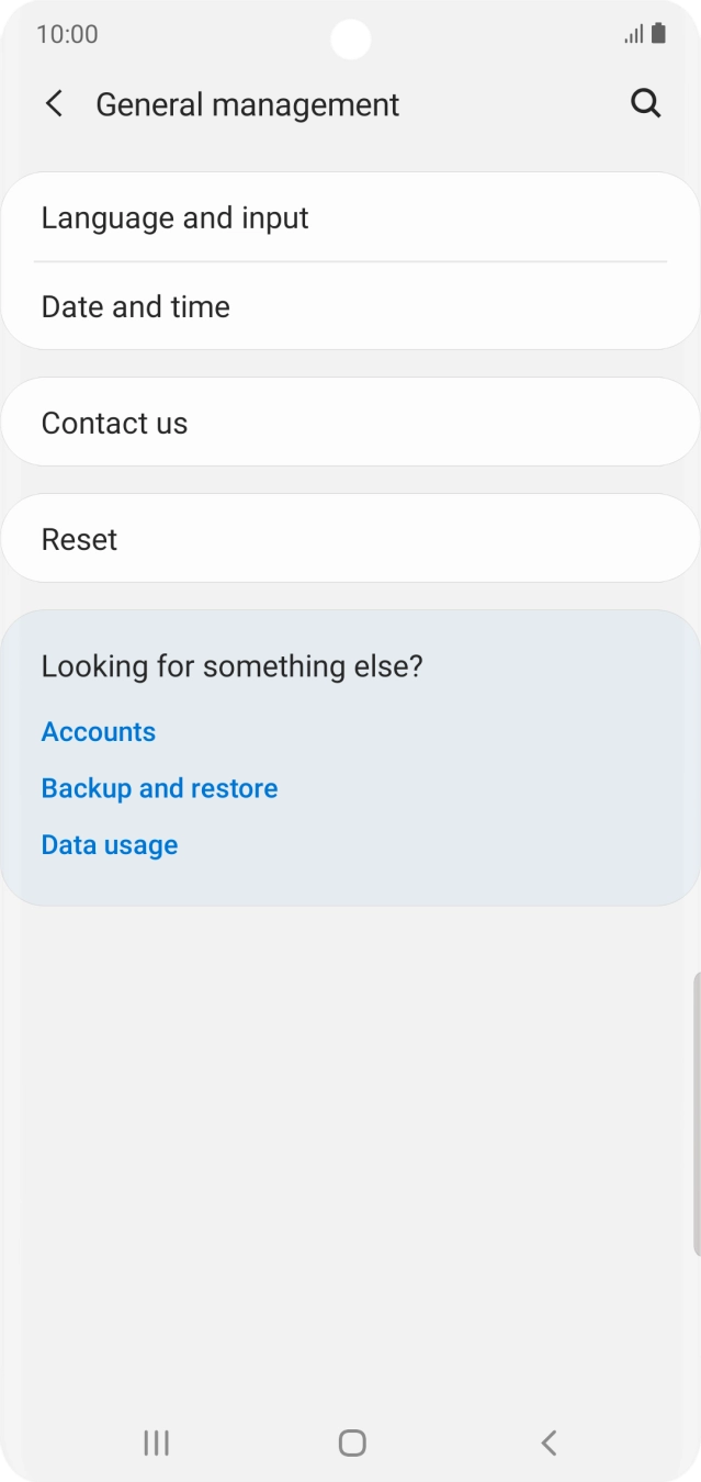 Press Reset. Press Reset.
