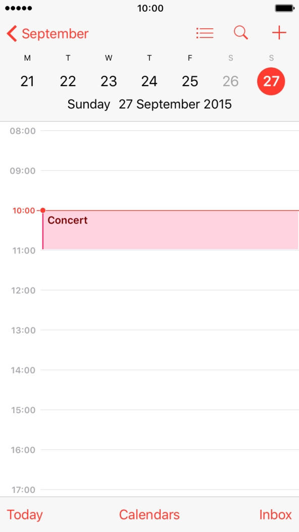 Press the Home key to return to the home screen.