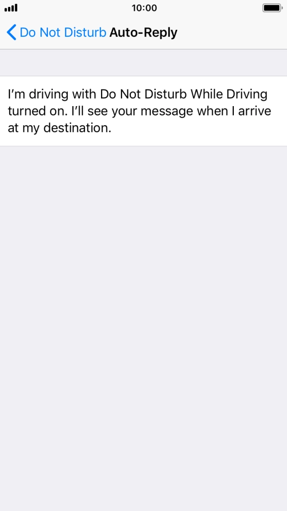 Press the Home key to return to the home screen.