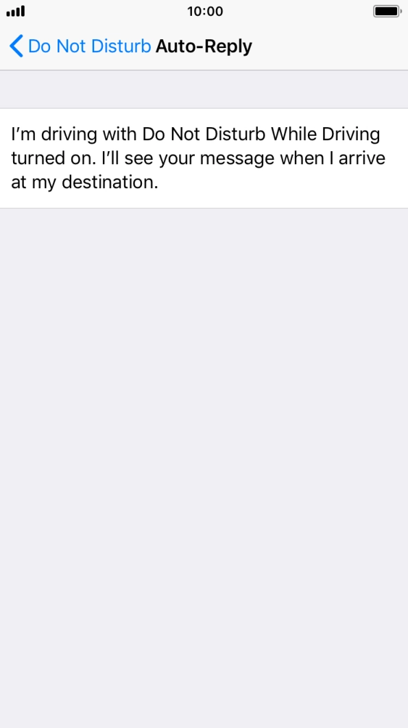Press the Home key to return to the home screen.