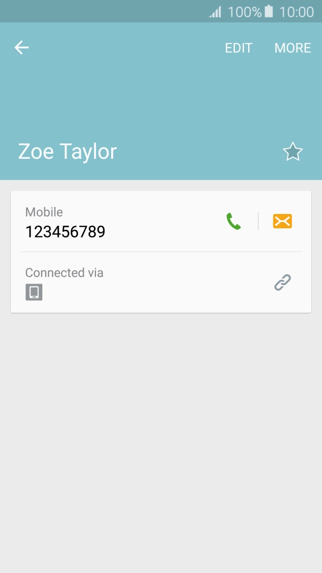 Press the Home key to return to the home screen.