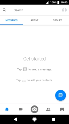 Press the new message icon.