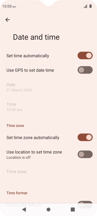 Press the Home key to return to the home screen.
