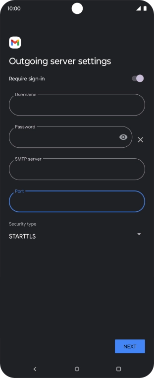 Press the drop down list below Press the drop down list below