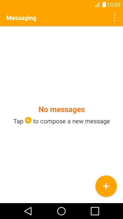 Press the menu icon.