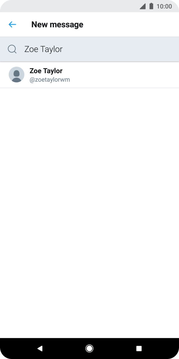 Press the required contact.