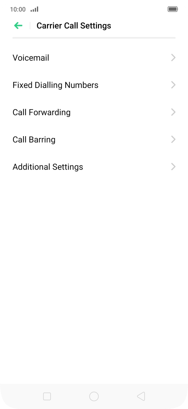 Press Additional Settings.