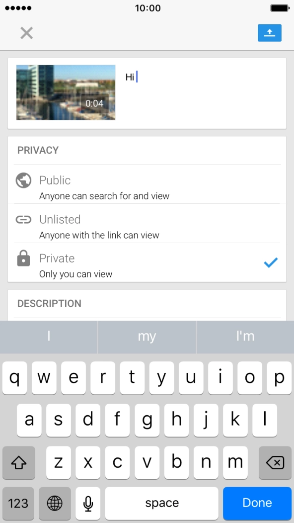 Follow the instructions on the screen to key in the required information and press the upload icon. Follow the instructions on the screen to key in the required information and press the upload icon.