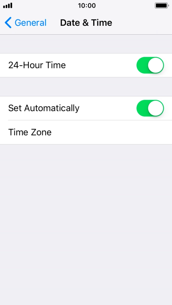 Press the Home key to return to the home screen.