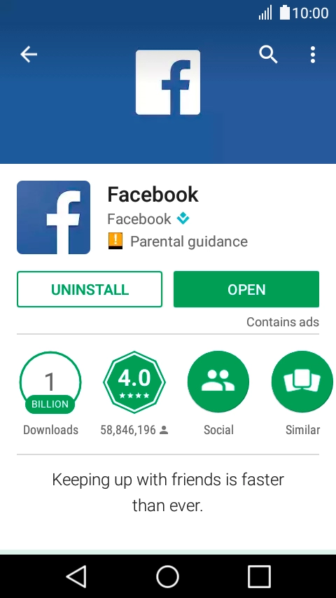 Press the Home key to return to the home screen.