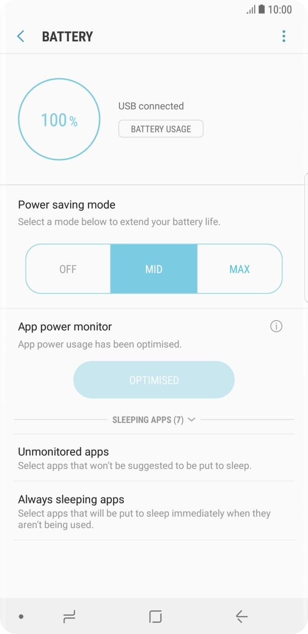 Press the Home key to return to the home screen. Press the Home key to return to the home screen.
