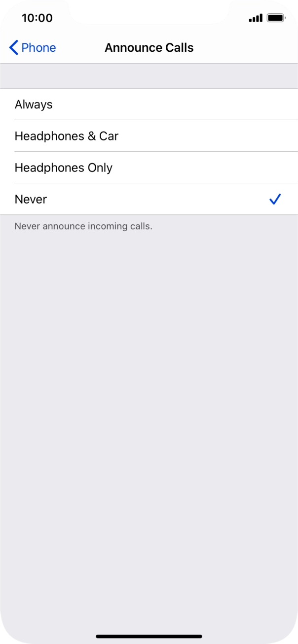 Press Always to turn on the function when silent mode is turned off.