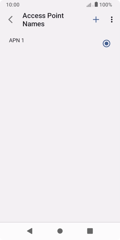 Press the add icon. Press the add icon.