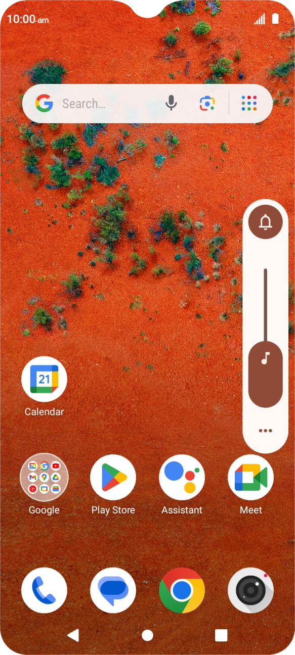 Press the sound icon.