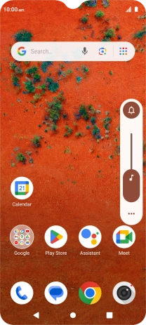 Press the sound icon.