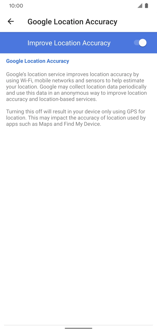 If you press the indicator next to 