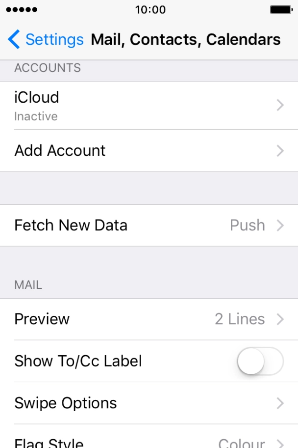 Press the Home key to return to the home screen.