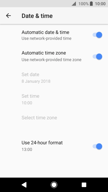Press the Home key to return to the home screen.