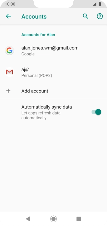 Press the Home key to return to the home screen. Press the Home key to return to the home screen.