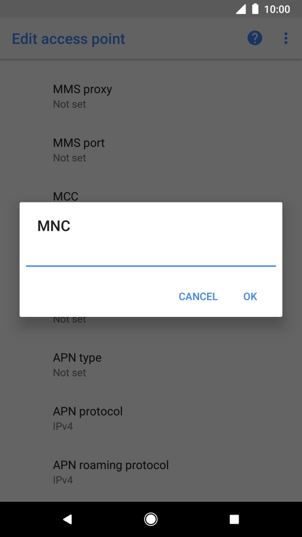 Key in 01 and press OK. Key in 01 and press OK.