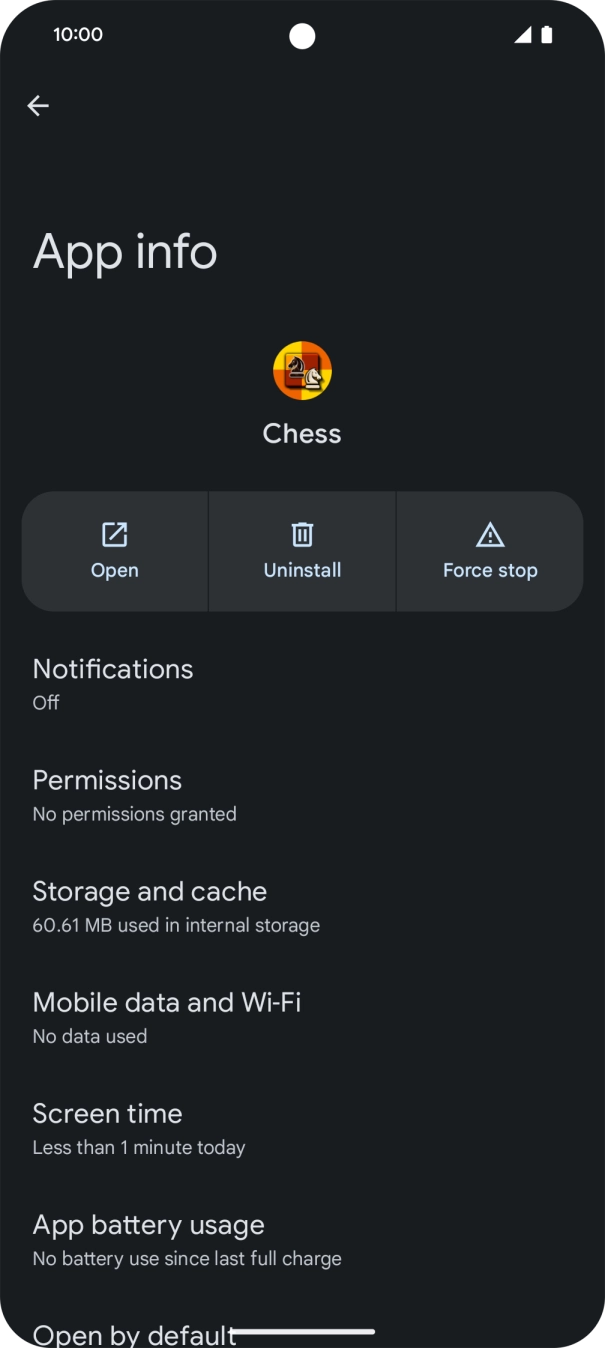 Press Storage and cache.