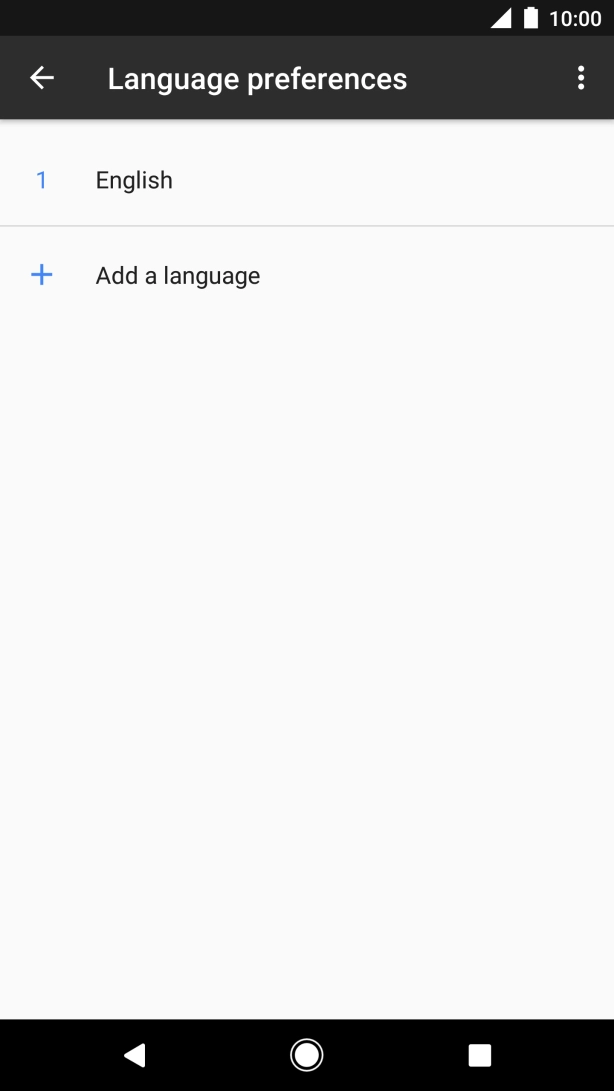 Press Add a language.