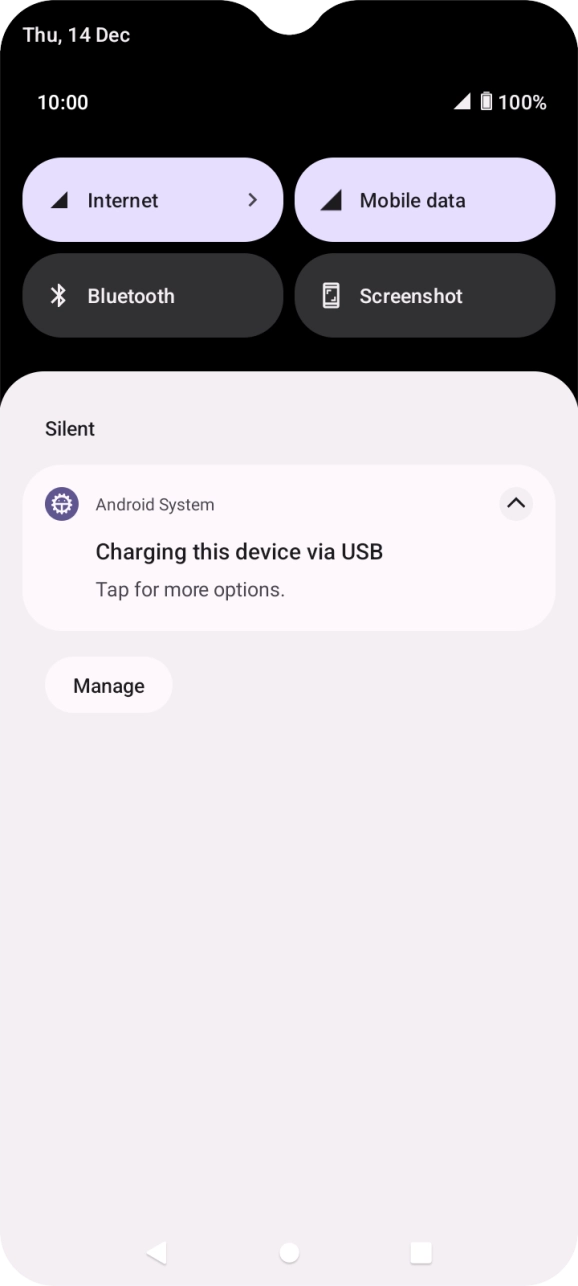 Press Tap for more options..
