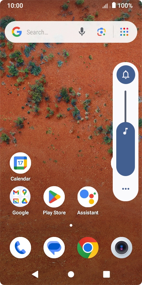 Press the sound icon.