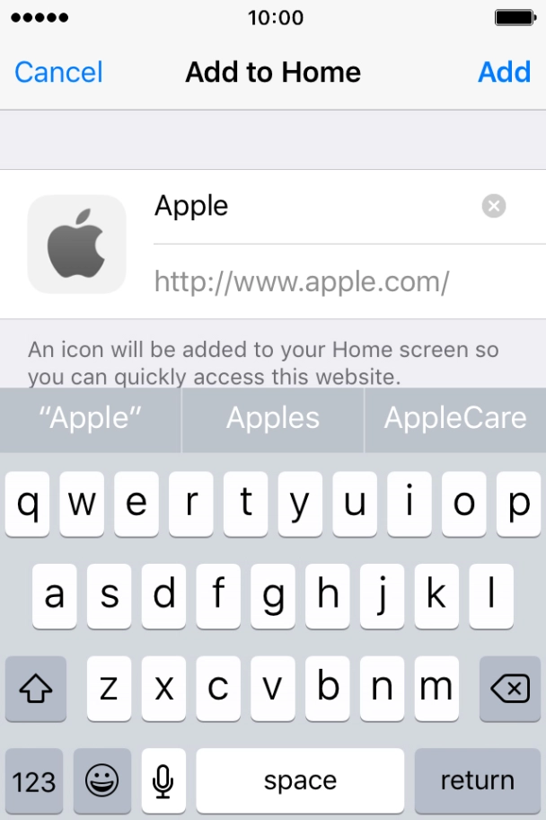 Press Add. Press Add.