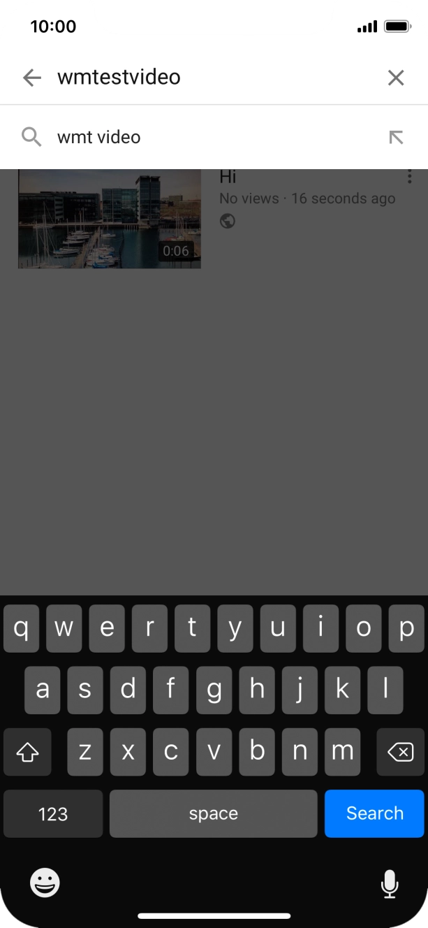 Key in the required search word and press Search.