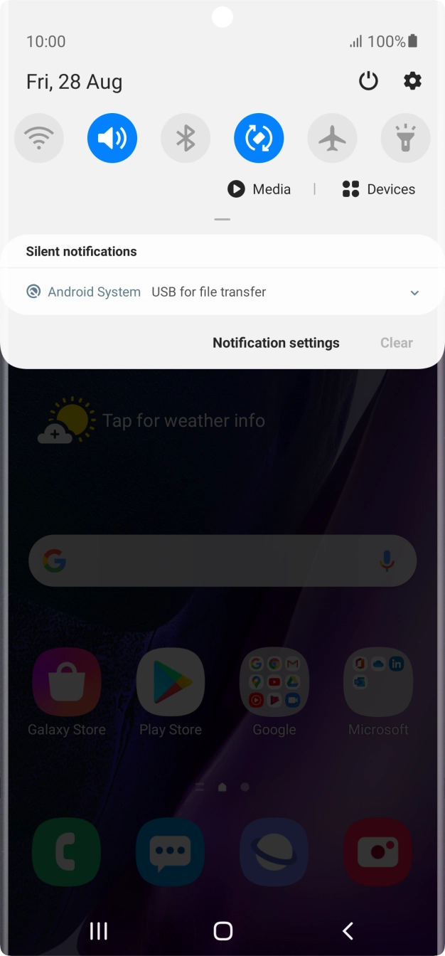 Press Android System.
