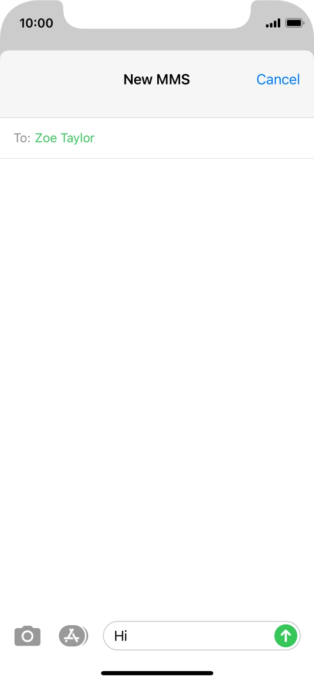 Press the apps icon.