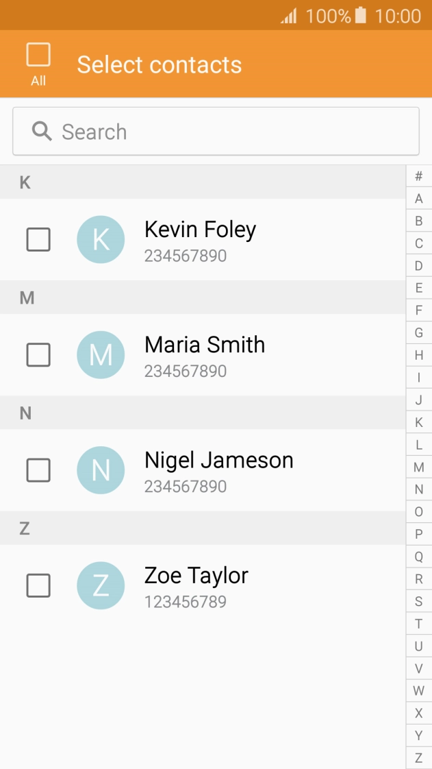 Press the field above 