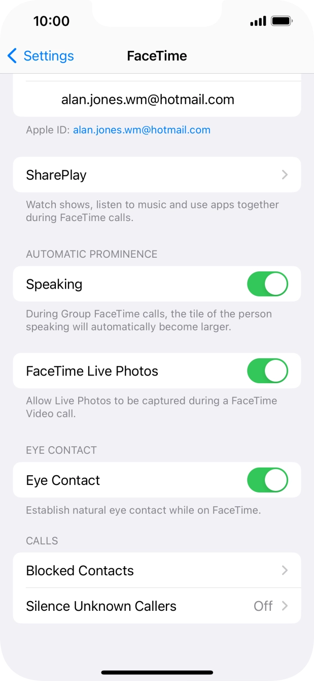 Press SharePlay. Press SharePlay.