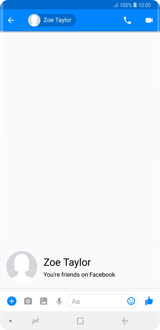 Press the text input field.